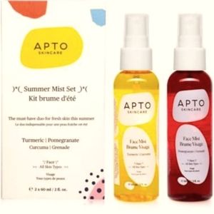 APTO Skincare Summer Tumeric & Pomegranate Mists